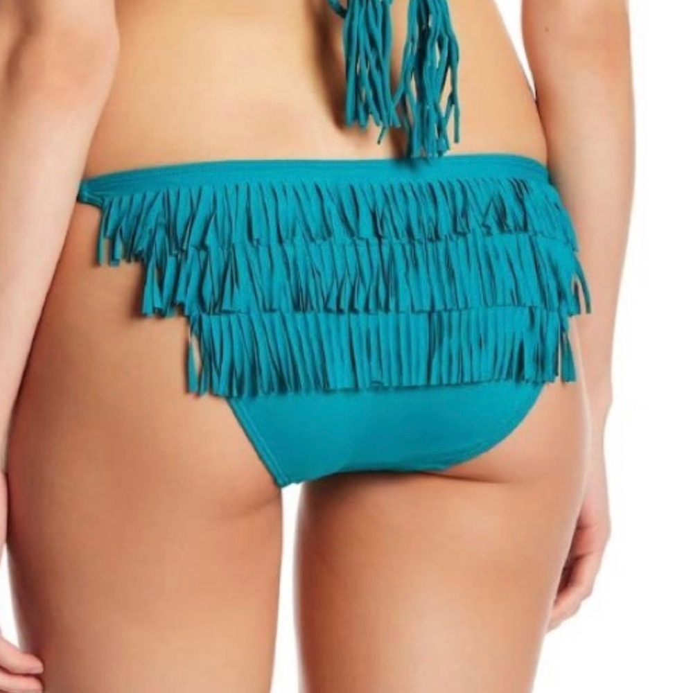 Despi Bikini bottoms fringe  size Large blue